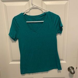 Teal green tee